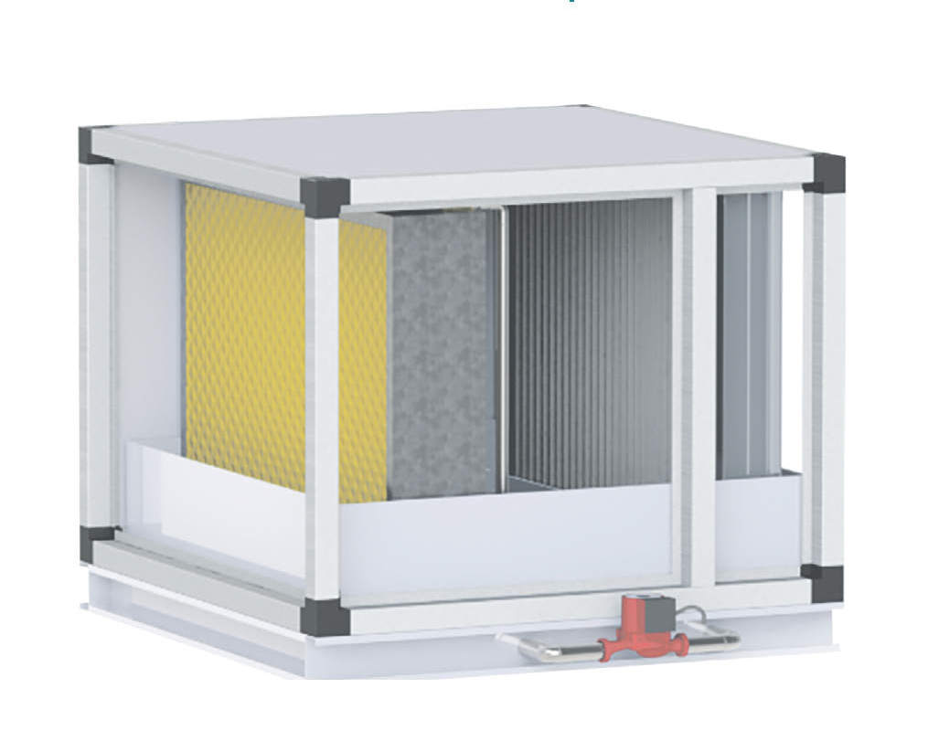 Секция сотового увлажнителя